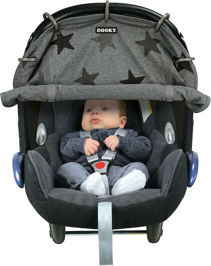 Dooky Sunshade Stroller Gray Stars