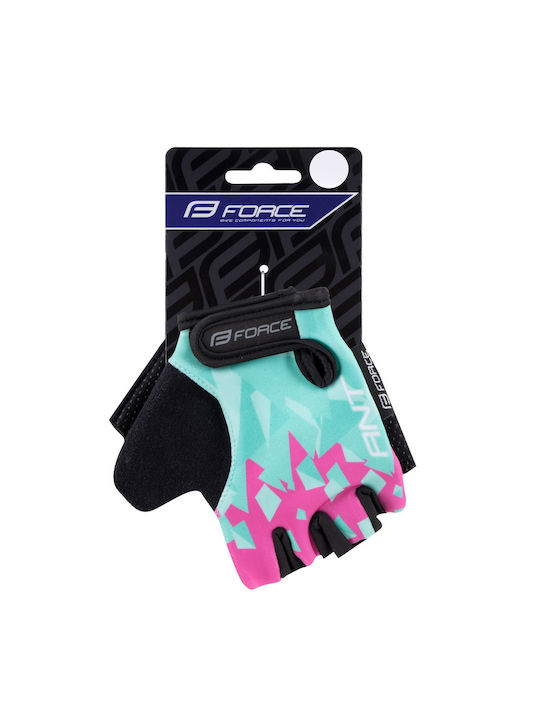 Force Kids Fingerless Gloves for Road Bike Ant Multicolour