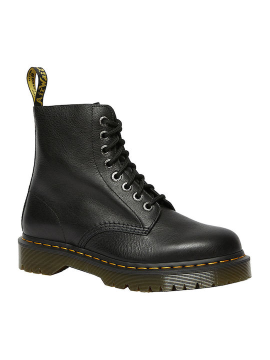 1460 Bex Pisa Leather Black Combat Boots