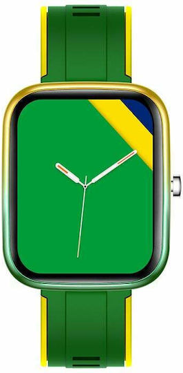 Colmi P8 BR 43mm Smartwatch (Green / Yellow)