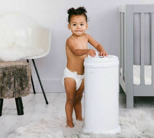 Ubbi Diaper Disposal Bin White 1pcs