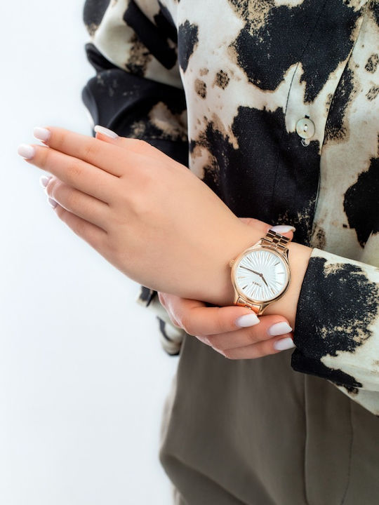 Timex Peyton Кварцов Часовник с Метална Верижка Timex Peyton Кварцов Часовник с Метална Верижка
