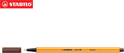 Stabilo Point 88 Markere de Proiectare 0.4mm CAFE 10buc