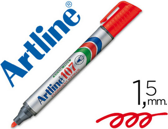 Artline 107 Маркер 1.5мм Червен