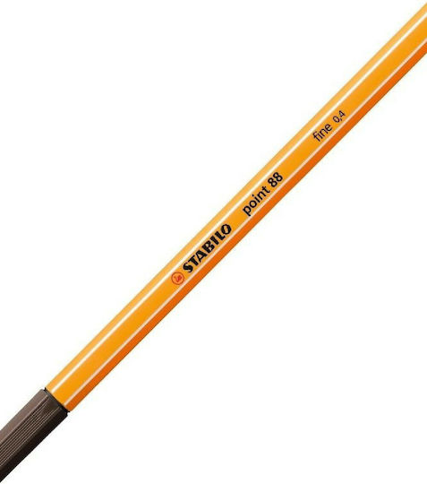 Stabilo Point 88 Μαρκαδόρος Σχεδίου Καφέ 0.4mm