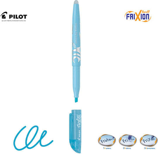 Pilot Frixion Light Soft Marker de Subliniere 3.3mm Albastru