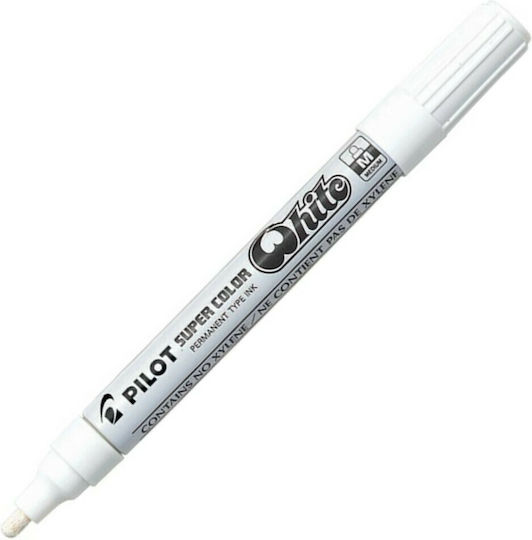 Pilot Super Color Ανεξίτηλος Μαρκαδόρος Λευκό 4.5mm