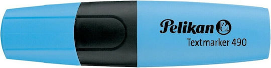 Pelikan Textmaker 490 Μαρκαδόροι Υπογράμμισης Μπλε 5mm Σετ 10τμχ