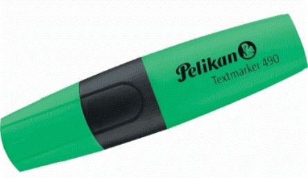 Pelikan Textmarker 490 Μαρκαδόρος Υπογράμμισης Πράσινο 5mm