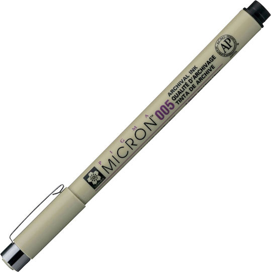 Sakura Pigma Micron 05 Μαρκαδόρος Σχεδίου Μαύρο 0.45mm