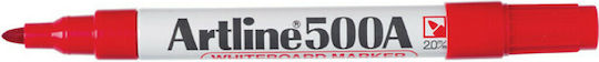 Artline 500A Μαρκαδόρος Πίνακα Κόκκινος 2mm