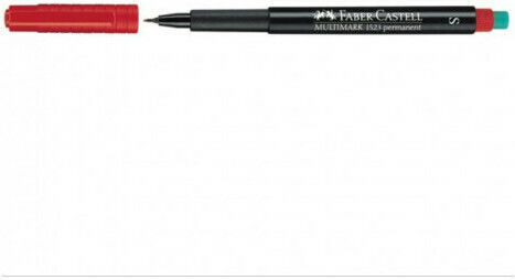 Faber-Castell Multimark 1523 Μαρκαδόροι για CD/DVD Κόκκινοι 0.4mm Σετ 10τμχ