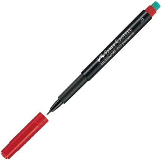 Faber-Castell Multimark 1523 Μαρκαδόροι για CD/DVD Κόκκινοι 0.4mm Σετ 10τμχ