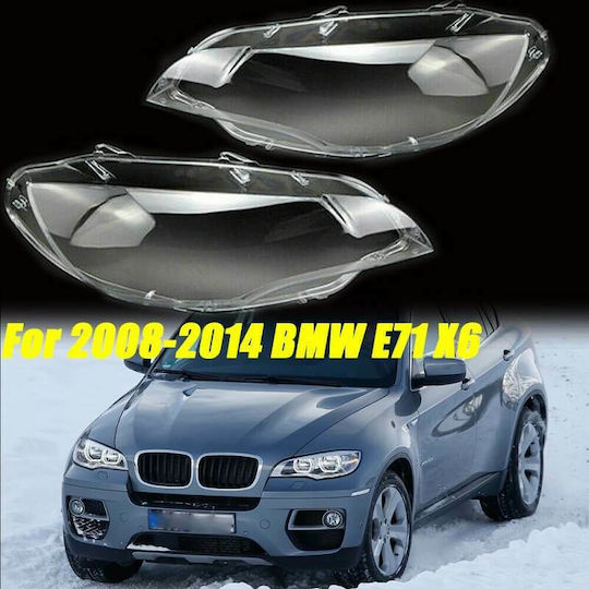 Carner Кристал на фаровете за BMW X6 E71 2008-2015 2бр