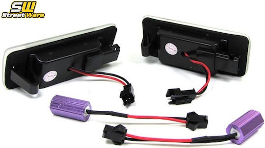 License Plate Lights Led for Opel Astra / Zafira 2pcs