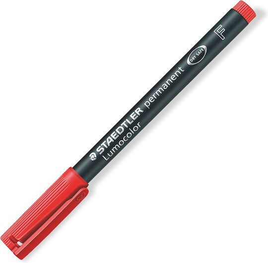 Staedtler Lumocolor 318 F Маркер за Рисуване 0.6мм Red (f)