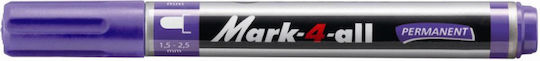 Stabilo 651 Mark 4 All Ανεξίτηλος Μαρκαδόρος Μωβ 2.5mm