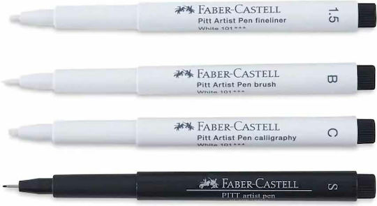 Faber-Castell Pitt Artist Marker 1.5mm Mehrfarbig 4Stück