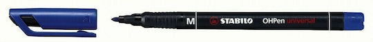 Stabilo ΟΗPen Universal M Маркер за Прозрачни Филми 1мм Син