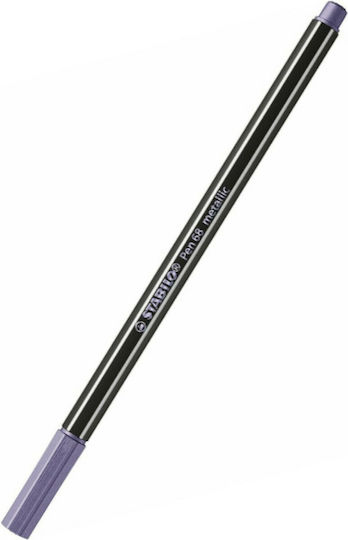 Stabilo Pen 68 Маркер за Рисуване 1.4мм Metallic Purple