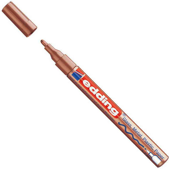 Edding 751 Ανεξίτηλος Μαρκαδόρος Χάλκινο 2mm