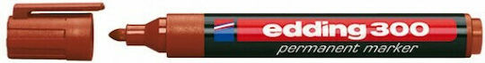 Edding 300 Permanent Marker 3mm Brown