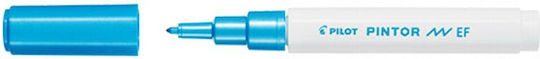 Pilot Pintor Extra Fine Marker de Proiectare 0.7mm Metallic Blue