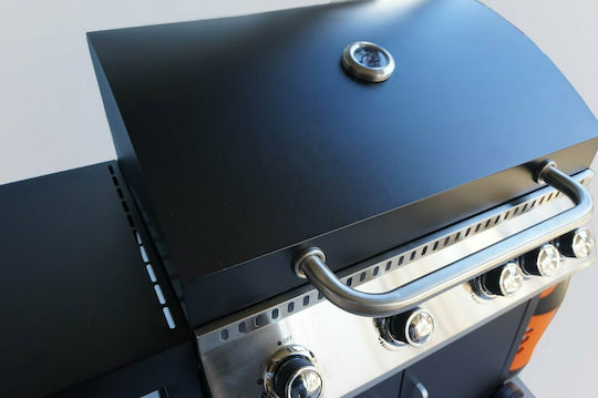 Berkman Gas Grill with 4 pcs 12kW and Side Burner