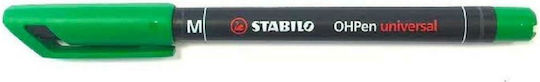 Stabilo ΟΗPen Universal M Маркер за Прозрачни Филми 1мм Зелен