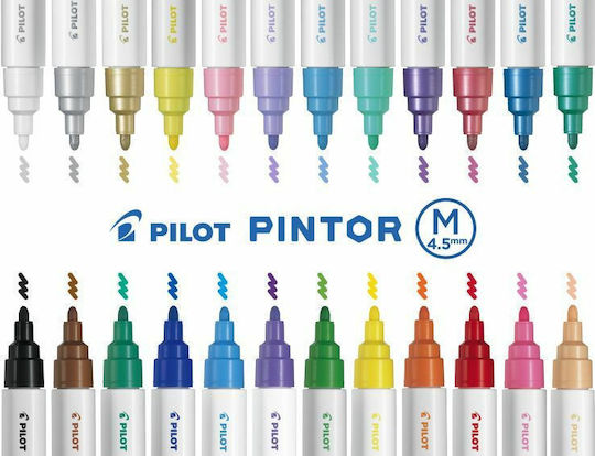Pilot Pintor Medium Marker de Proiectare 1.4mm Pastel Purple