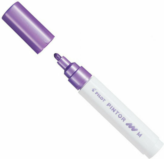 Pilot Pintor Medium Μαρκαδόρος Σχεδίου Μεταλλικό Μωβ 1.4mm
