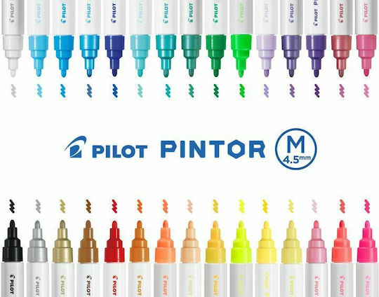 Pilot Pintor Medium Marker de Proiectare 1.4mm Pastel Purple