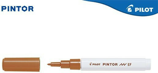 Pilot Pintor Extra Fine Design Marker 0.7mm Brown