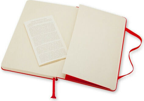 Moleskine Ruled Classic Large Σημειωματάριο A5 240 Φύλλων Ριγέ με Σκληρό Εξώφυλλο και Λάστιχο with ease The