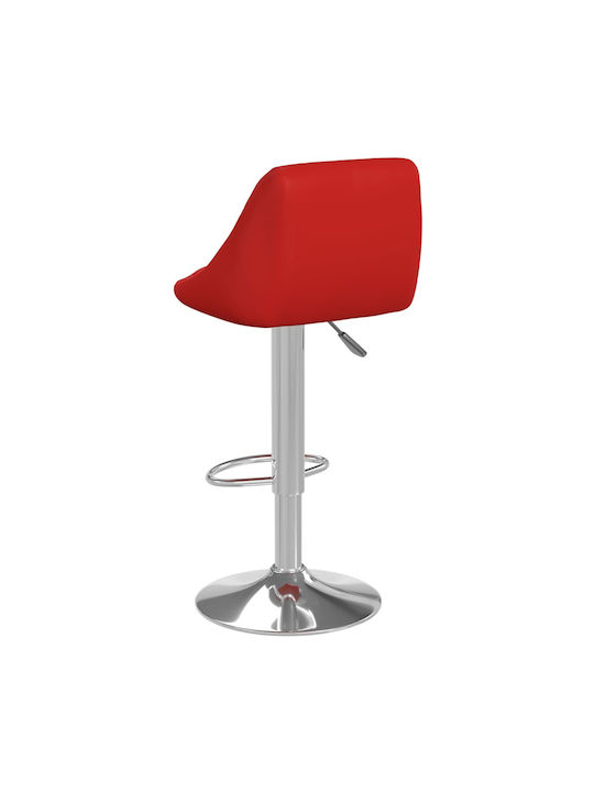 Stool Bar with Back & Adjustable Height Bordeaux 2pcs 44x46x82-103cm
