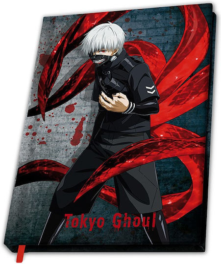 Abysse Tokyo Ghoul Kaneki Ken Notebook 90 Sheets A5 Ruled Multicolour