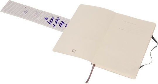 Moleskine Notebook A6 192 Sheets with Dots with Rubber Band Black