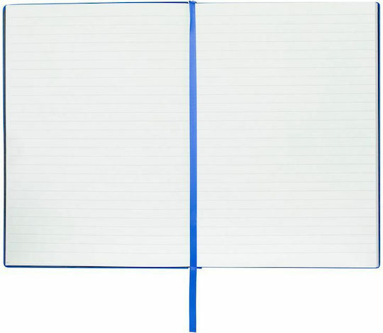 Boss Essential Storyline Notebook 80 Sheets A5 Ruled Blue