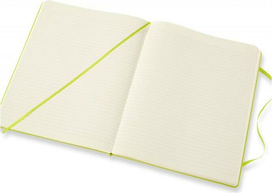 Moleskine Classic Collection Carnet Cu dungi cu Elastic Galben