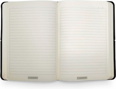 Make Notes Notebook A5 Ruled with Elastic Red