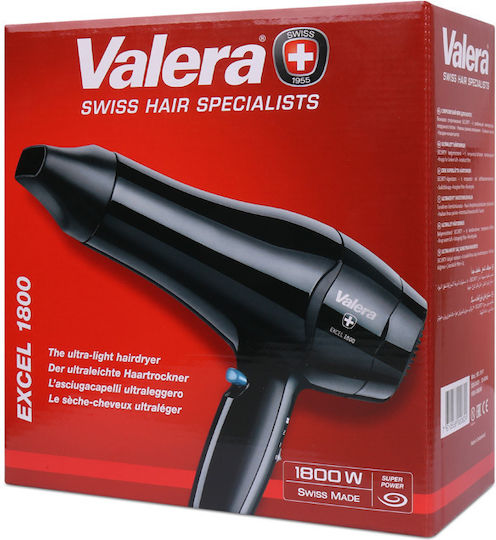 Valera Excel 1800 Ultra Light Πιστολάκι Μαλλιών 1800W