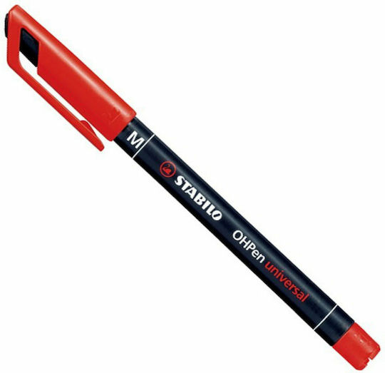 Stabilo ΟΗPen Universal M Transparency Marker 1mm Red