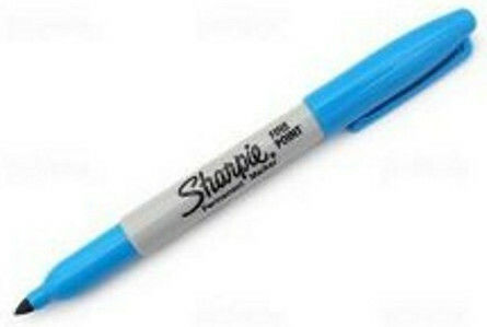 Sharpie Metallic Ανεξίτηλος Μαρκαδόρος Μπλε 1mm