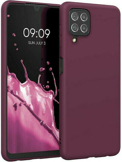 Matt Umschlag Rückseite Silikon 1.2mm Burgundy (Realme C21)