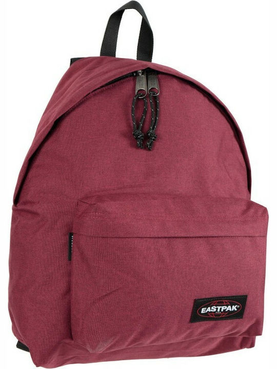 Eastpak Padded Pak'r School Backpack Junior High-High School Burgundy 24 Litre