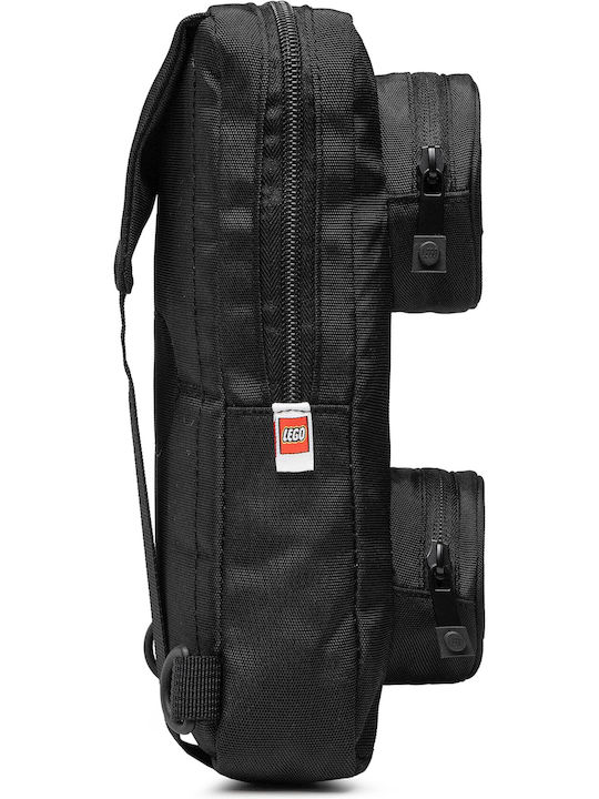 Brick 1x2 Men's Shoulder / Crossbody Bag Black