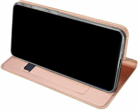 Dux Ducis Skin Pro Книга Изкуствена кожа Розово злато (Xiaomi Mi 10 / Mi 10 Pro)