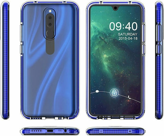 Hurtel Spring Back Cover Σιλικόνης 1mm Μαύρο (Huawei Mate 20 Lite)