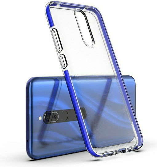 Hurtel Spring Back Cover Σιλικόνης 1mm Μαύρο (Huawei Mate 20 Lite)