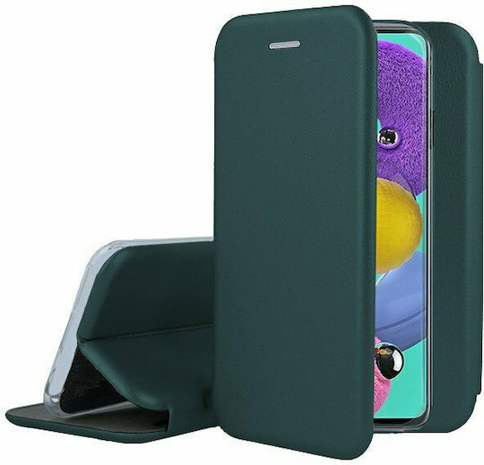 Forcell Elegance Book Piele artificială Verde (Galaxy A51)
